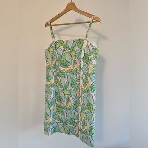 Lilly Pulitzer tropical print mini dress. Size 12